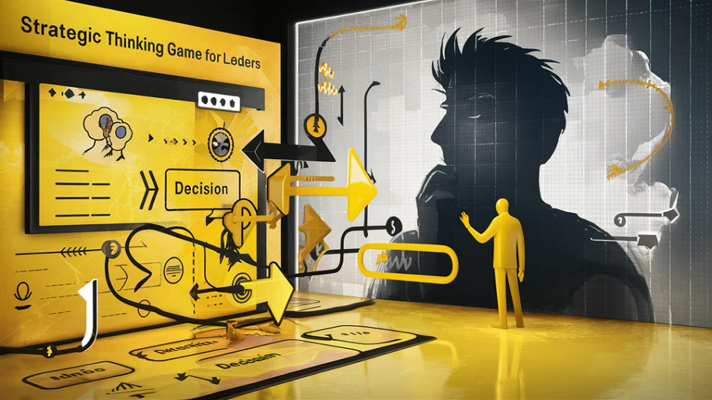 Online Strategic Thinking Game for Leaders